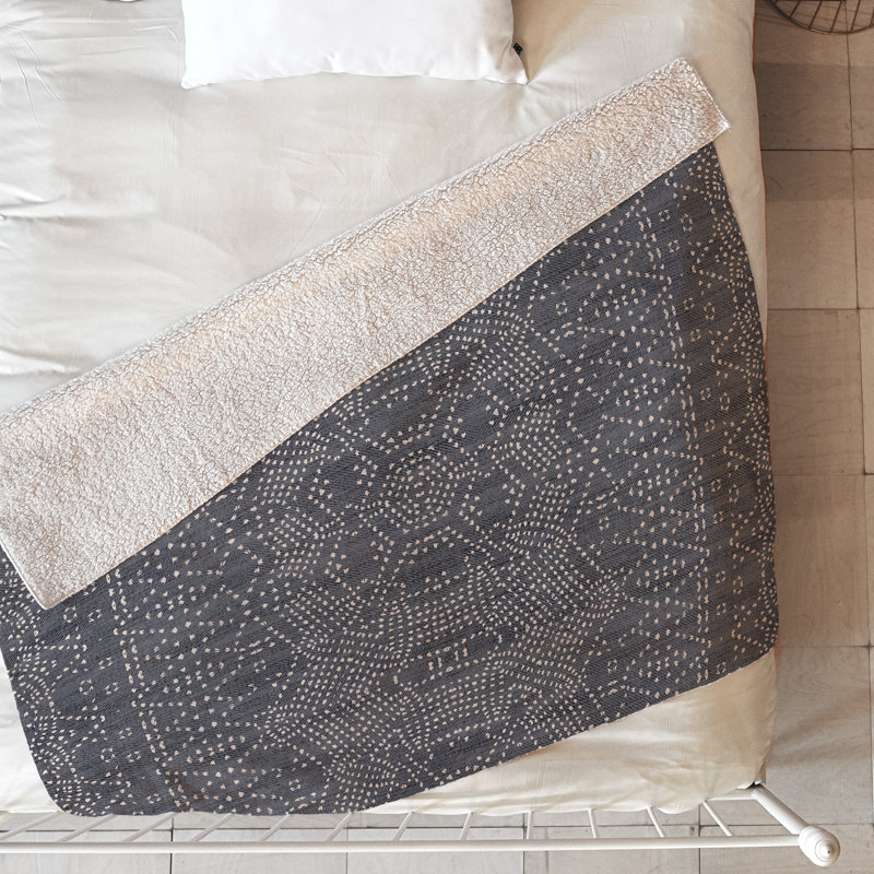 Holli Zollinger Throw Blanket, 80" L x 60" W, Grey