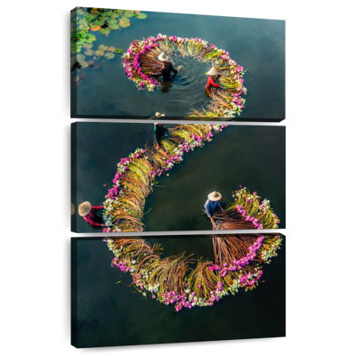 Alvord Harvesting Water Lilies III
