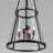 Qudarius 4 - Light Dimmable Cone Lantern Chandelier
