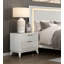 Table de chevet avec tiroirs, meubles de chambre à coucher modernes, 1 pièce