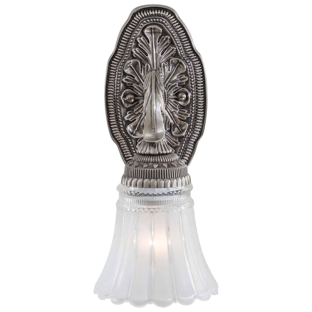 Mcmanus Steel Armed Sconce Astoria Grand