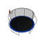 Trampoline citrouille de 14 pi, trampoline d'extérieur avec panier de basketball, filet d'enclos et échelle