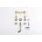 Bathroom Sink Faucet Wall Mounted - Pop-Up Drain, Reduced Noise Flow, Bronze, Mount Rust-, Smooth Water Brushed Nickel Build-124831448