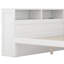 Lit de jour avec armoires de rangement, range-chaussures, structure en bois massif, ports USB pour la chambre à coucher-130145571