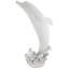 Statue de dauphin tropical sautant