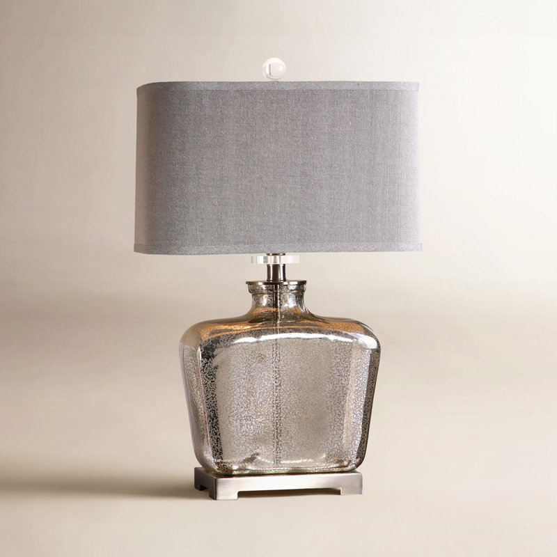 Mackinaw 28" Brushed Nickel Table Lamp