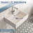 DeerValley 23" x 18" White Rectangular Vitreous China Wall Mount Bathroom Sink with Overflow & Single Faucet Hole