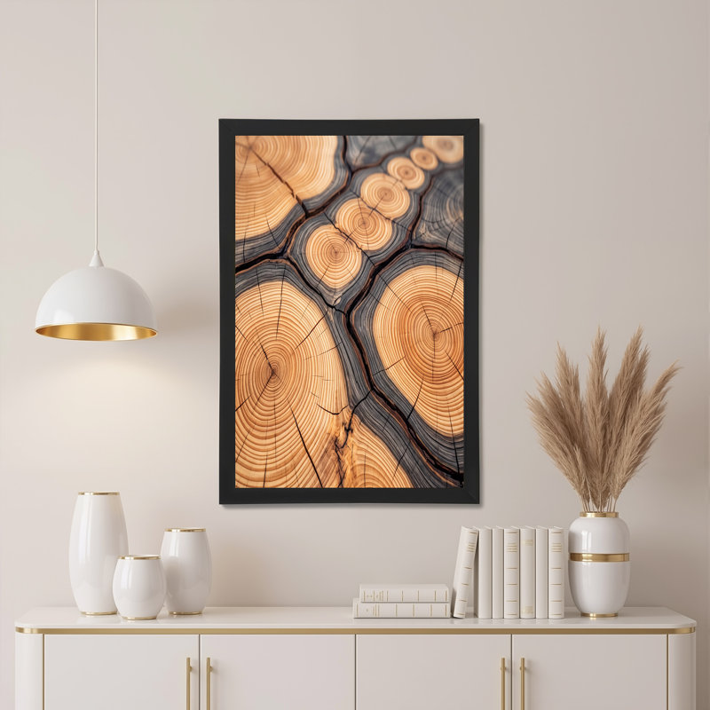 Art mural sur toile en bois, H 16 po x l 24 po