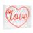 In Love Acrylic LED Neon Sign Red Heart Wall Decor - 16" x 12"