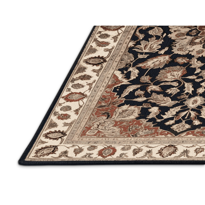 Tapis brun lavable à la machine