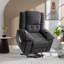  Fauteuil de massage inclinable, fauteuil électrique avec massage et chauffage, position infinie, poche latérale, -486425999