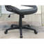 Fauteuil de jeu noir et blanc, hauteur réglable, coussins d'accoudoirs, dossier pour une hauteur de bureau confortable, configuration élégante