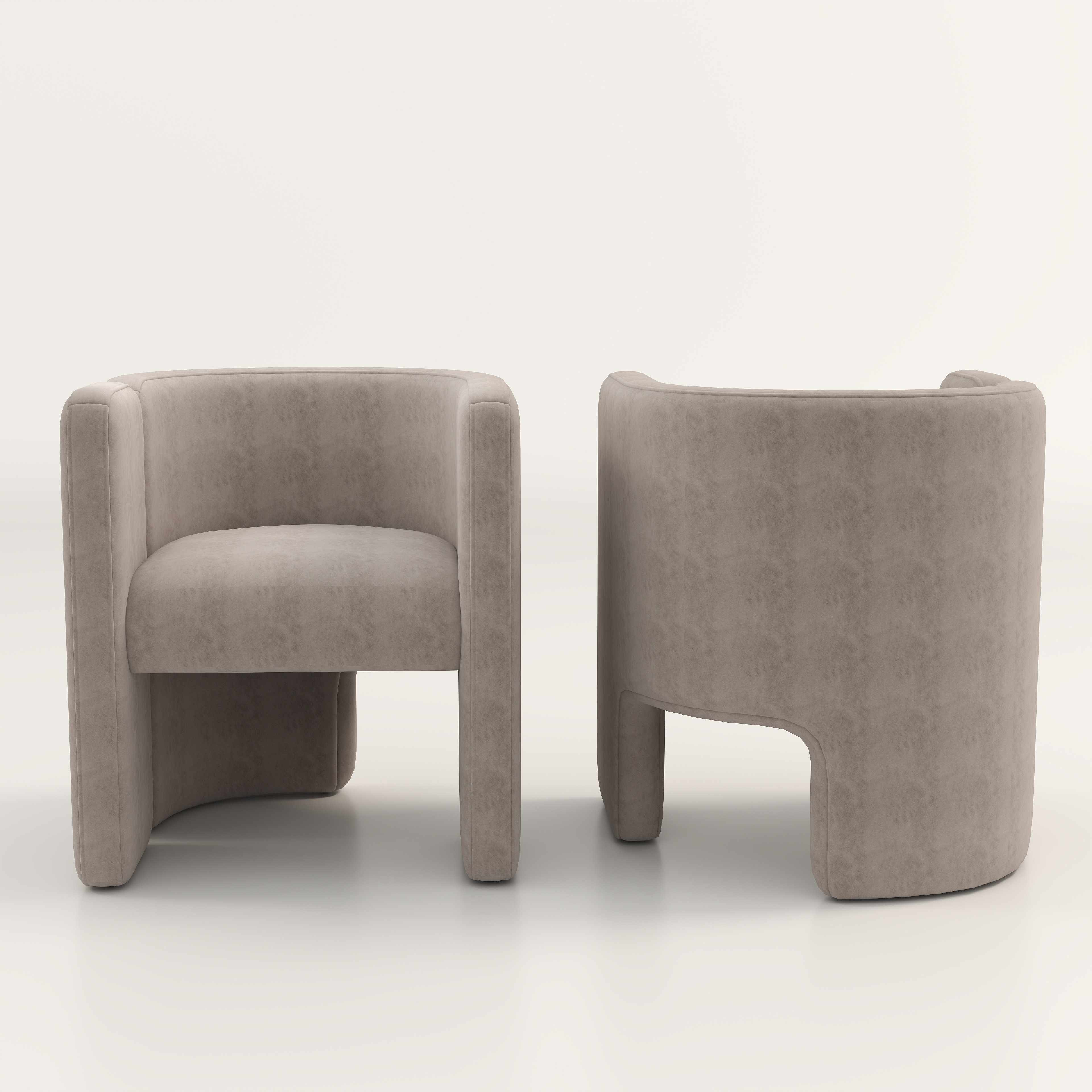 Jaimyn Upholstered Barrel Chair (Set of 2)