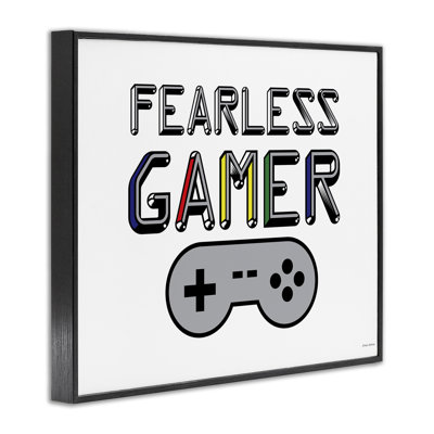 Estampe numérique Fearless Gamer, design par Yass Naffas Designs