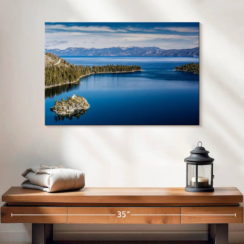 Alvord Majestic Lake Tahoe, H 16 po x l 24 po