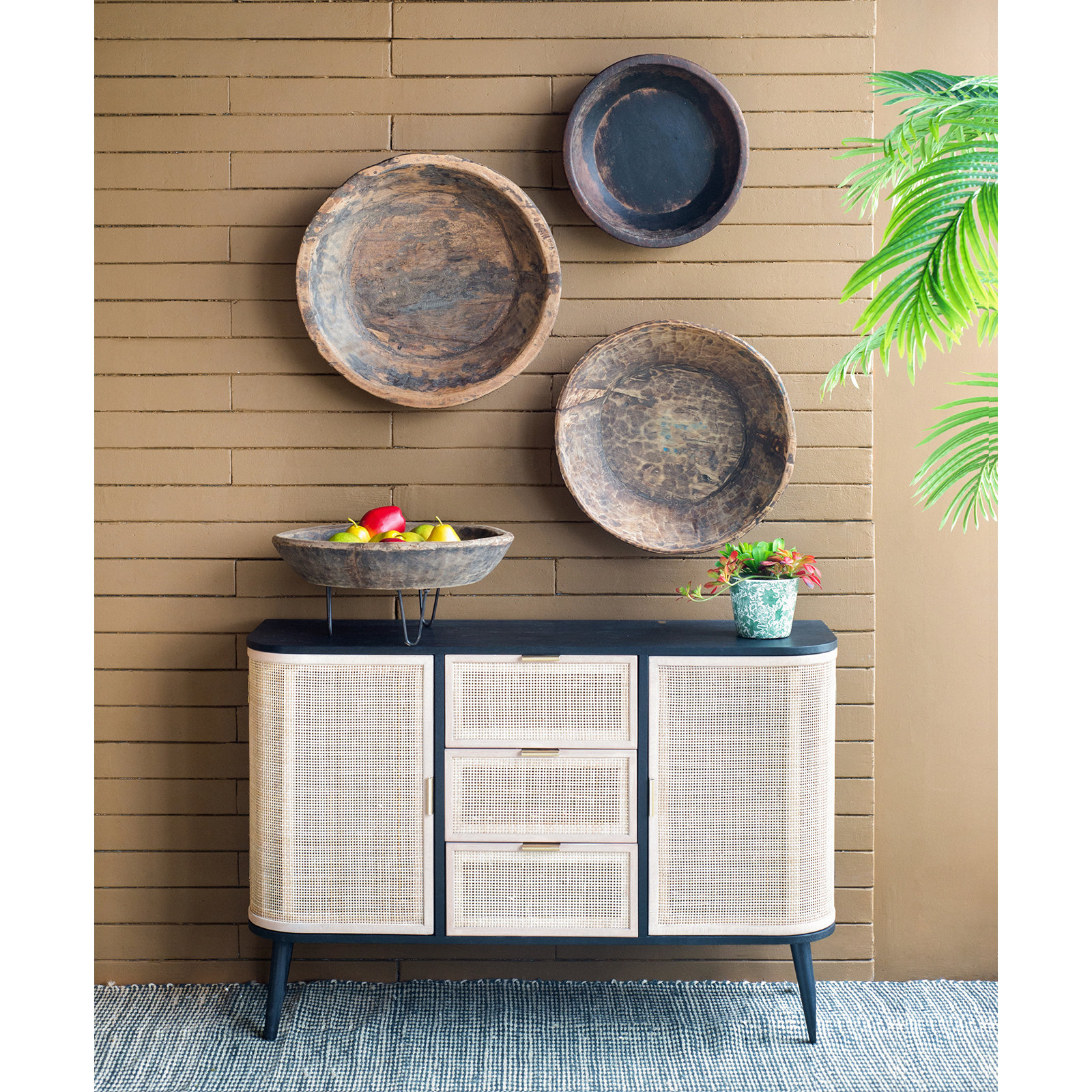 Kianda Wood Decorative Bowl