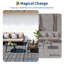 30cm L x 23cm W Plastic Interlocking Deck Tile-126239100