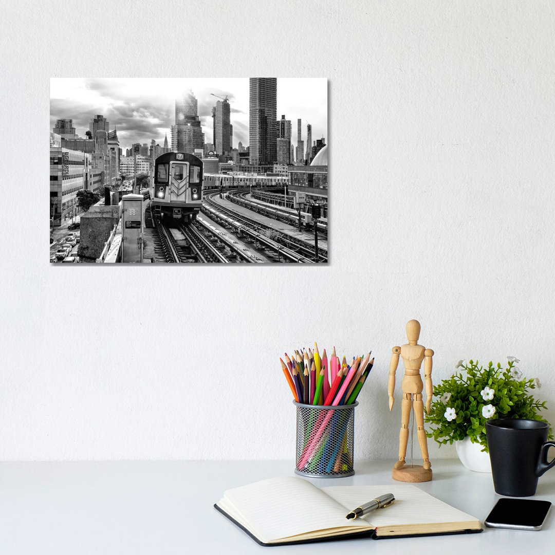 Line 7 Subway by Philippe Hugonnard - Wrapped Canvas Art Prints