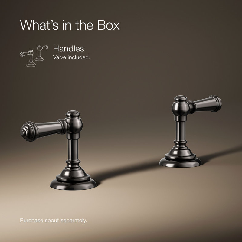 Artifacts® Bathroom Sink Lever Handles, Vibrant Titanium