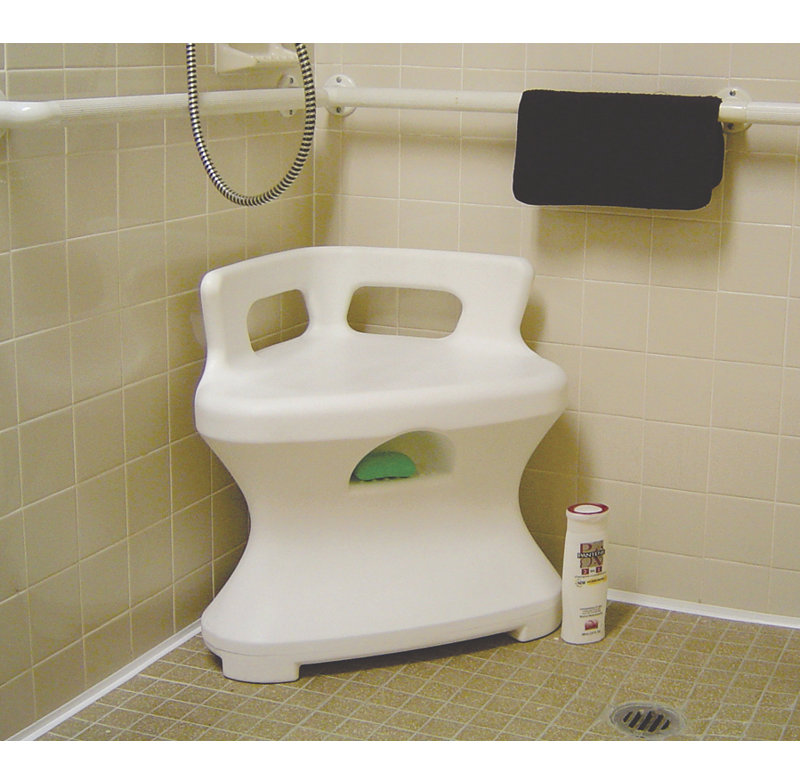 Fauteuil de douche d’angle