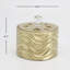 Boîte en résine avec base à texture ondulée douce et couvercle découpé en forme de cœur, couleur champagne doré et poignée en plastique, boîte décorative et rangement