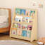 Bibliothèque pour enfants à 4 niveaux, présentoir pour tout-petits-1891976619