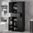 72.5 Inch Tall Storage Cabinet with Multi-Functional Storage Space-2119073123