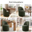 Chaise pivotante rembourrée entièrement assemblée-120653825
