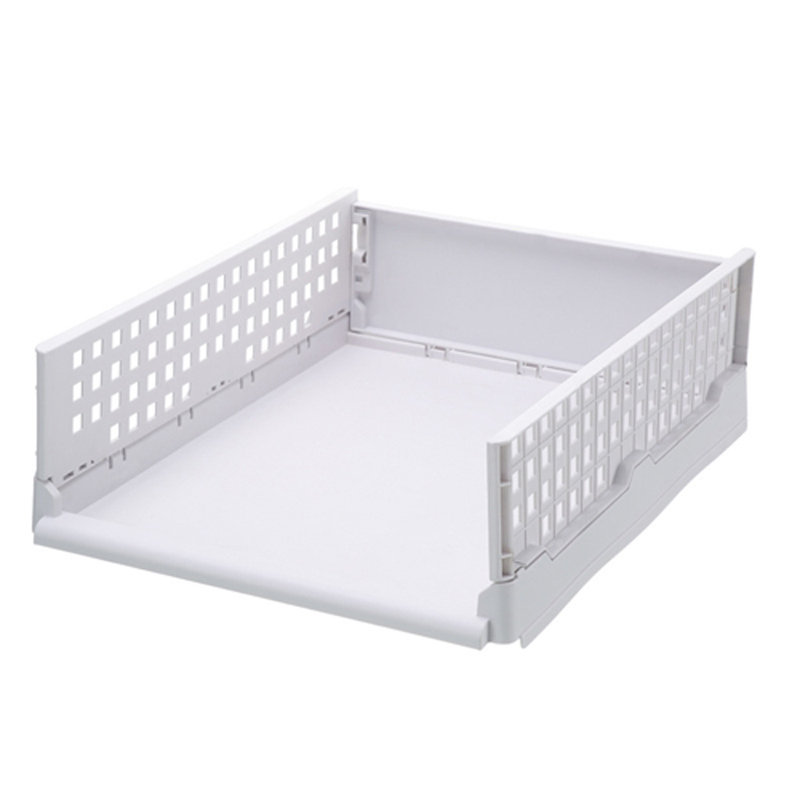 Bac pliable pour boîte de rangement de vêtements domestiques