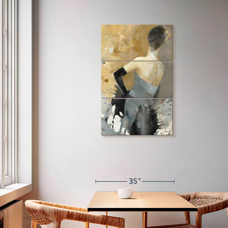 Leisha Opening Night II, 57" H x 36" W