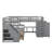 Twin Twin Over Full Bunk Bed With Drawers,Desk And Wardrobe-1737361320