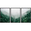 «Fog and Mist Mountain Forest Valley Nature Wilderness», reproduction sur toile 3 pièces-90847337-90847338