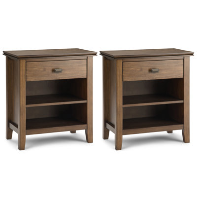Table de chevet transitionnelle 24 po Hollis