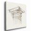 « column schematic i »-impression sur toile-1881077971