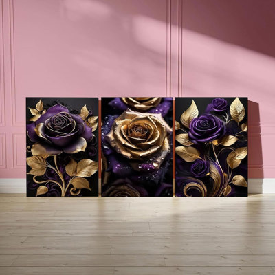 3 Piece Wrapped Canvas Print