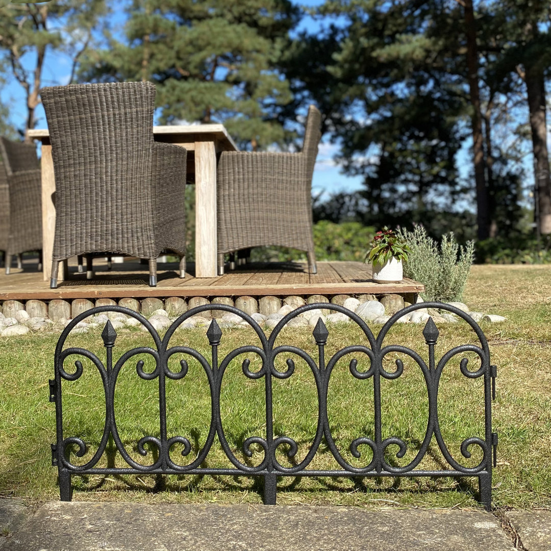 32cm H x 60cm W Plastic Lawn Edging