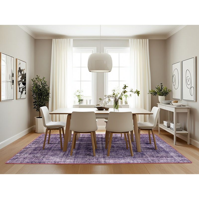 Abstract Indoor Rug, Rectangle 7' x 10'