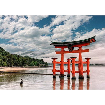 ArtDirect Pangea Images Gallery Wrapped Canvas Art Titled: Itsukushima Shrine-Hiroshima-Japan