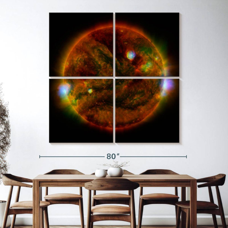 Oberle Solar Flare, 74'' H x 74'' W