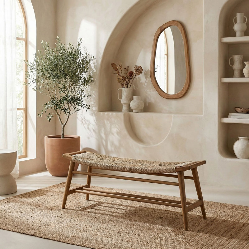 Banc en bois massif Stockholm
