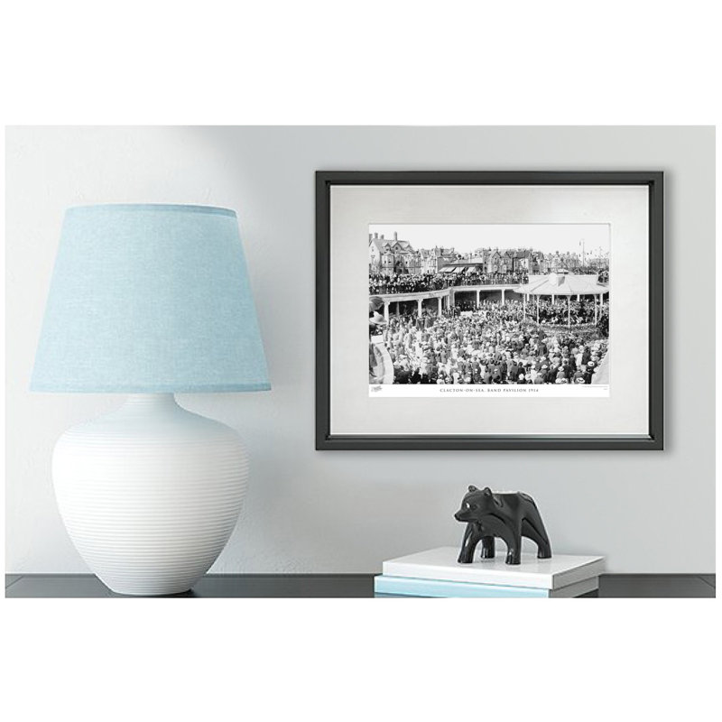 Clacton On Sea, Band Pavilion 1914 by Francis Frith - Single Picture Frame Print, 60cm H x 80cm W x 2.3cm D