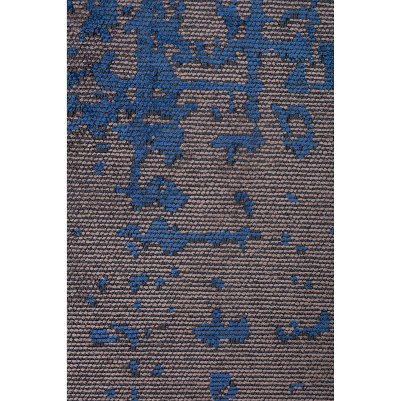 Rapture Gray/Blue Abstract Luxury Area Rug, Rectangle 7'10" x 11'2"