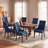 Parsons Upholstered Dining Chair Tufted  Soild Wood Side Chair-312710358