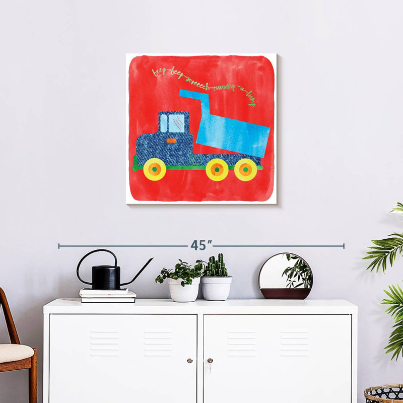 Ashelle Dump Truck, 24" H x 24" W