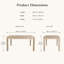 Rectangular Acacia Outdoor Dining Table