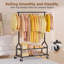 Bonville Adjustable Rolling Clothing Rack-1517744470