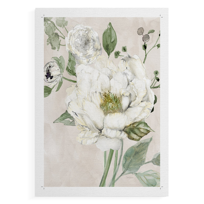 Garden Elegance II - Impression sur toile seulement - NON-CADRE, H 48 po x l 32 po