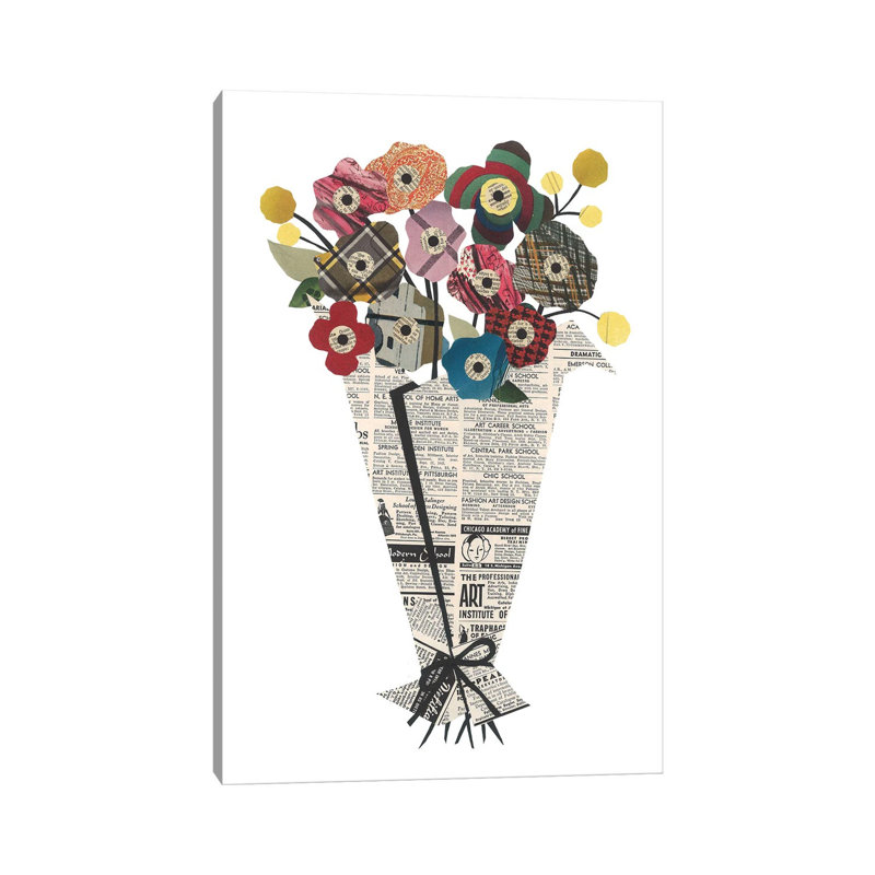 Bouquet par Paper Cutz - impression, H 60 po x l 40po x P 1,5 po