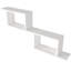 Tablette décorative 3 pièces avec tablettes réglables Vernonburg