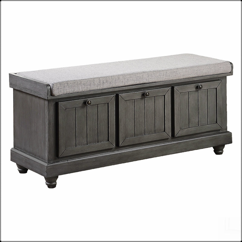 Meuble de rangement en bois massif 1pc, Beige